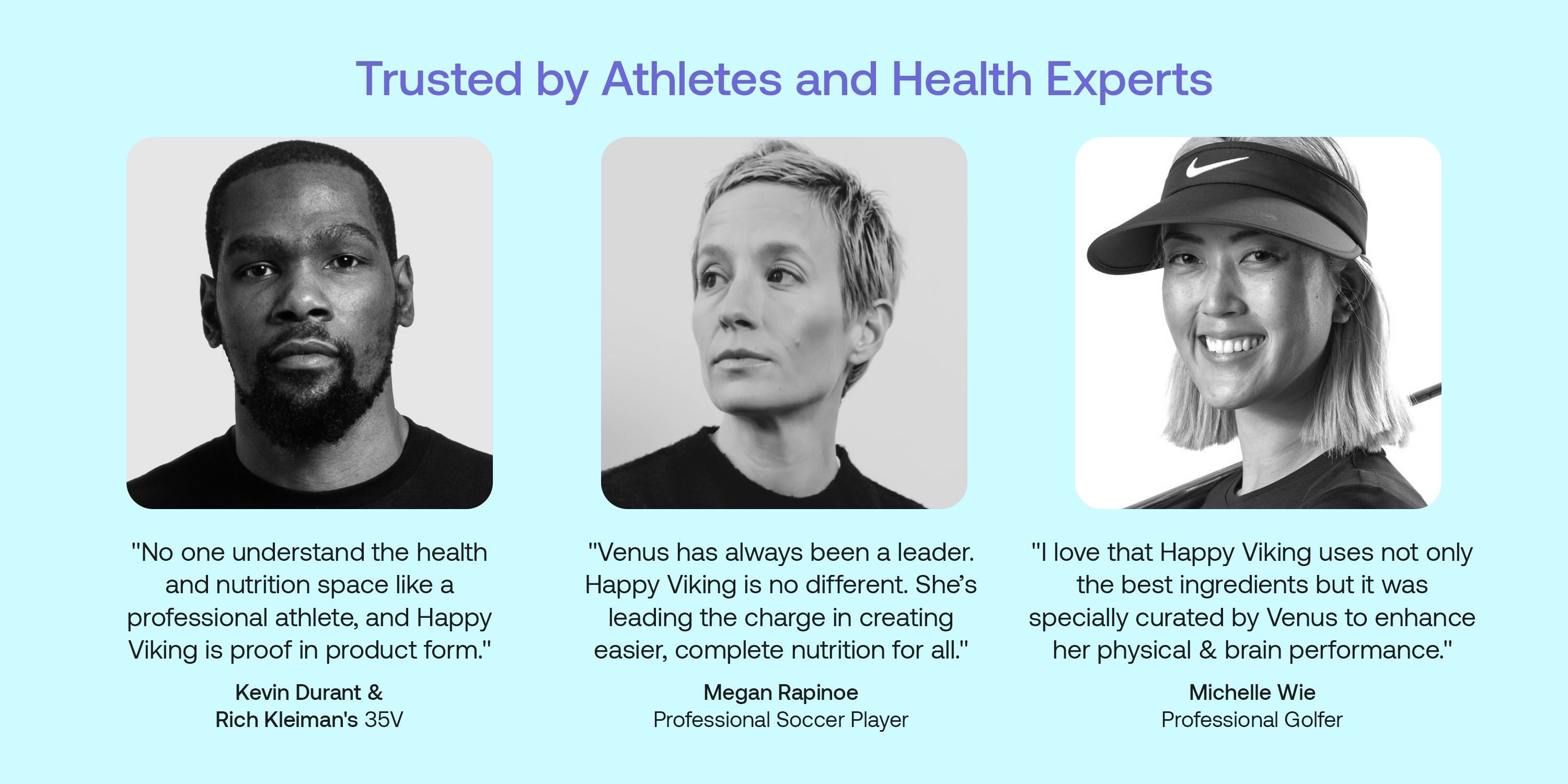 Trusted by athletes and health experts